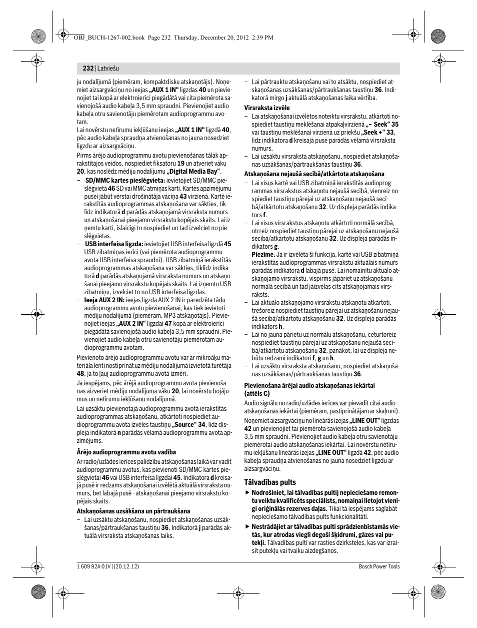 Bosch GML 50 Professional User Manual | Page 232 / 262