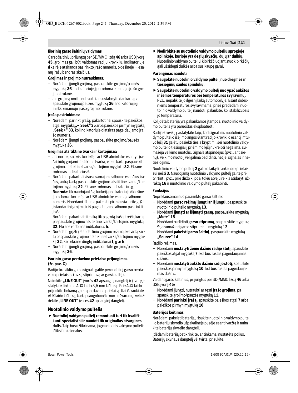 Bosch GML 50 Professional User Manual | Page 241 / 262