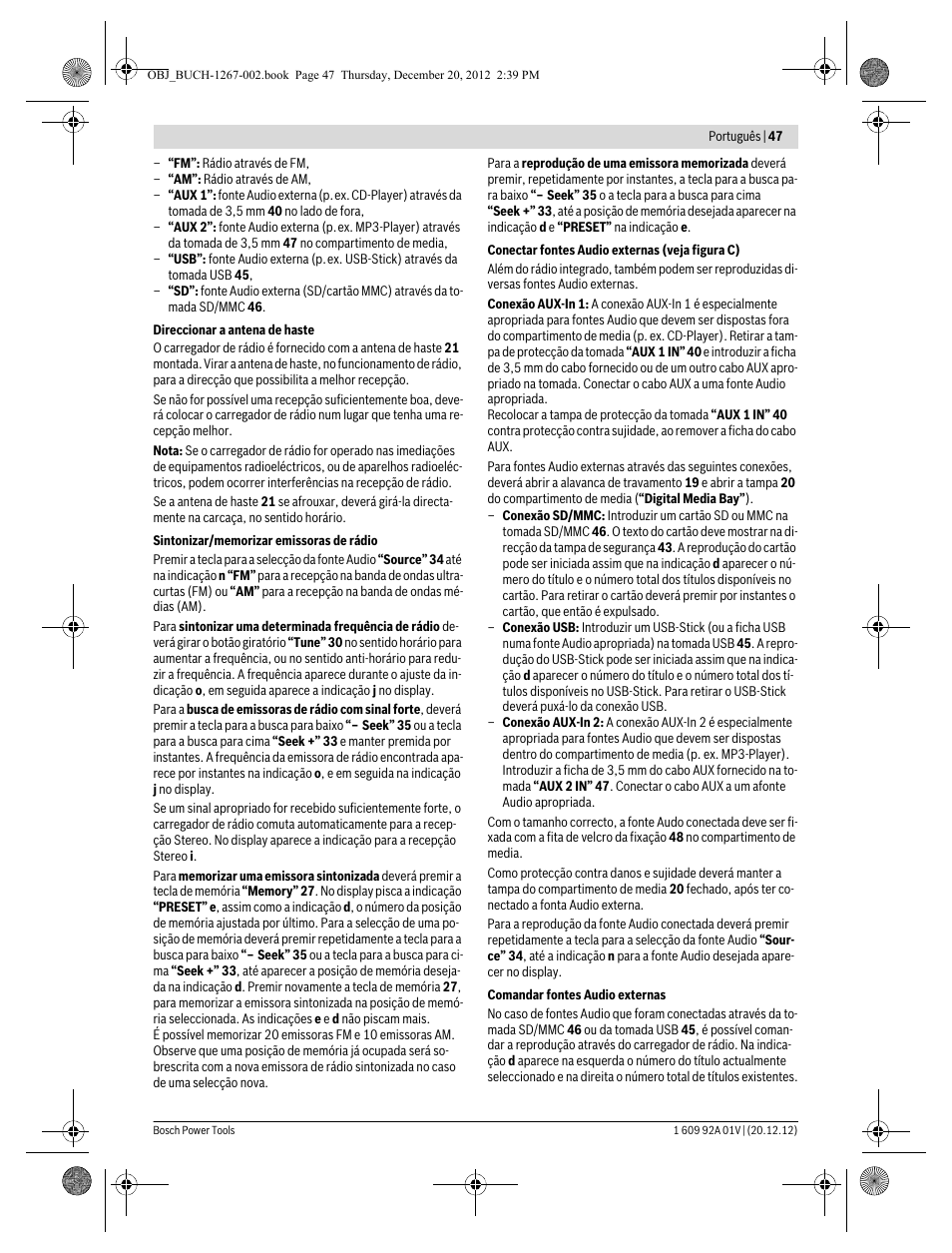 Bosch GML 50 Professional User Manual | Page 47 / 262