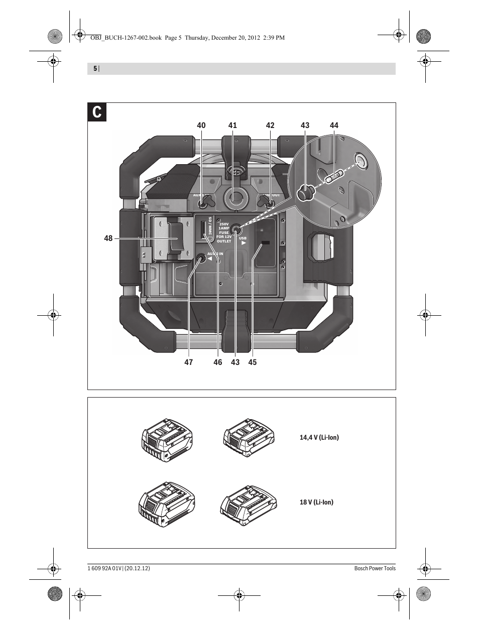 Bosch GML 50 Professional User Manual | Page 5 / 262