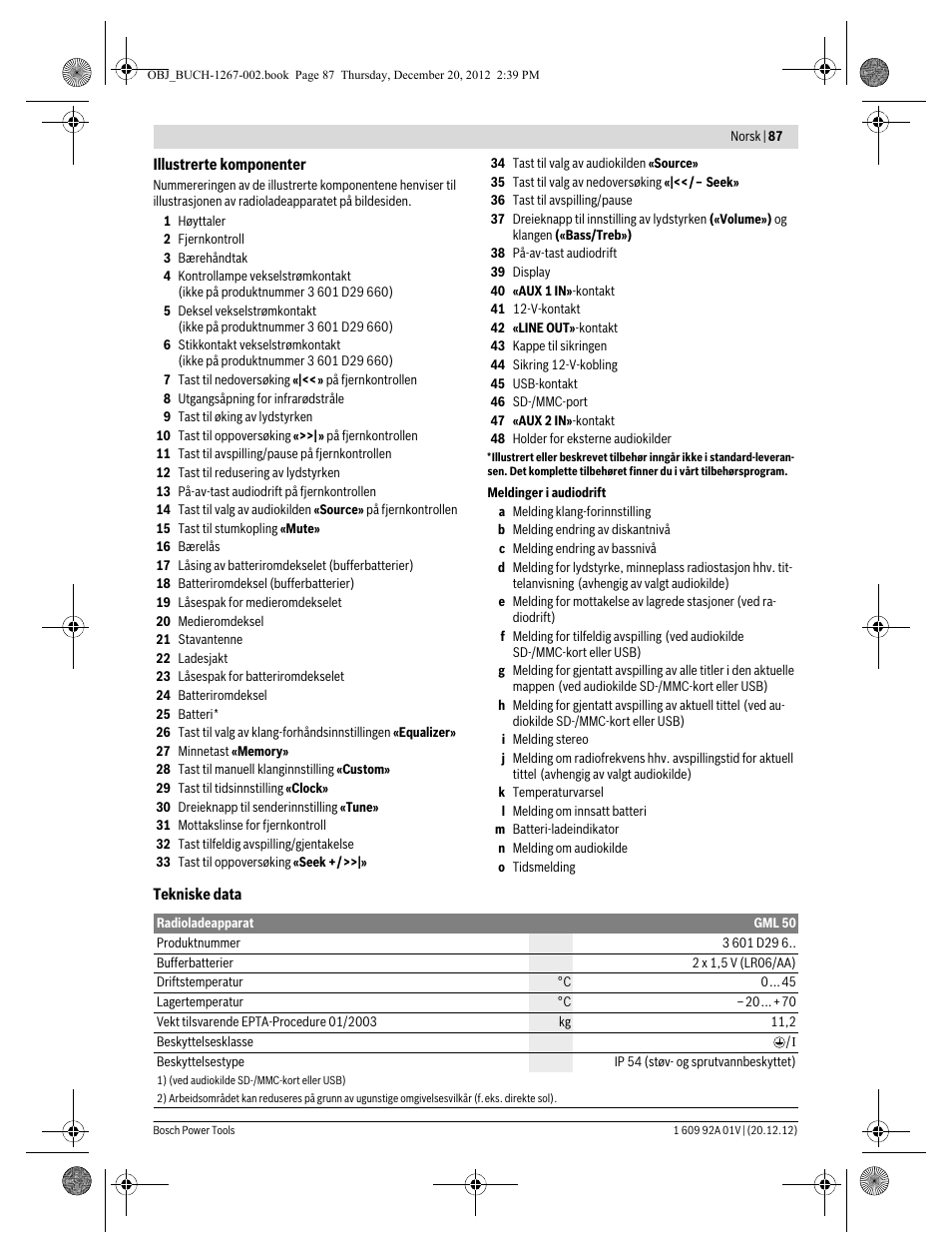 Bosch GML 50 Professional User Manual | Page 87 / 262