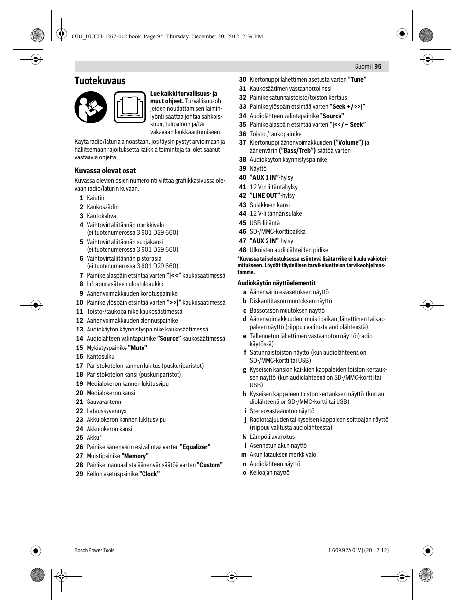 Tuotekuvaus | Bosch GML 50 Professional User Manual | Page 95 / 262
