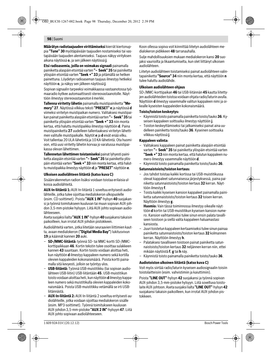 Bosch GML 50 Professional User Manual | Page 98 / 262