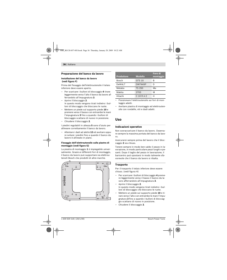 Bosch GTA 60 W Professional User Manual | Page 36 / 135