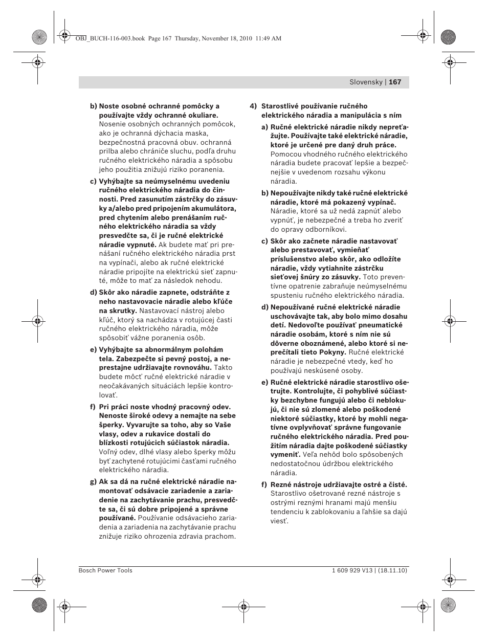 Bosch GDB 1600 WE Professional User Manual | Page 167 / 314