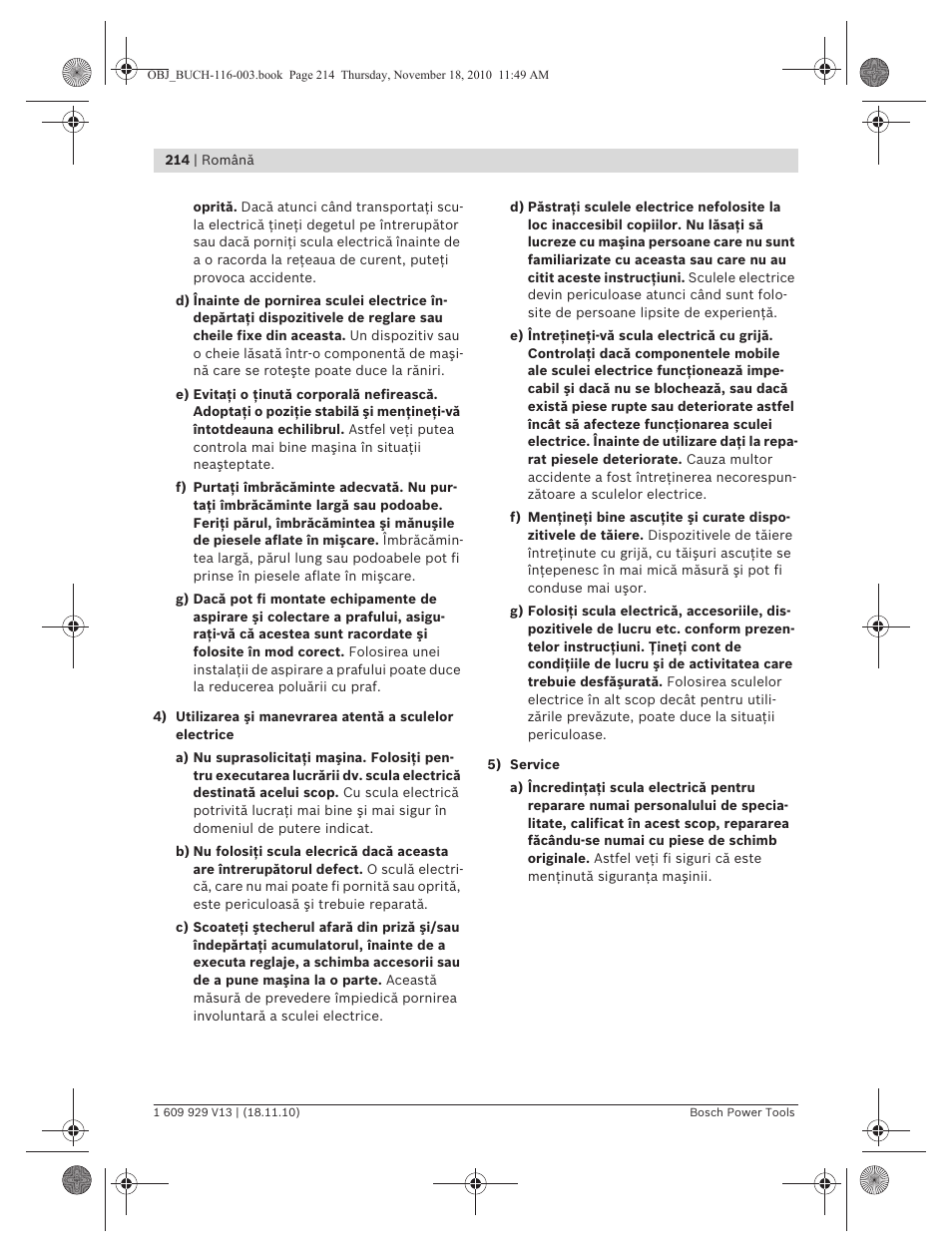 Bosch GDB 1600 WE Professional User Manual | Page 214 / 314