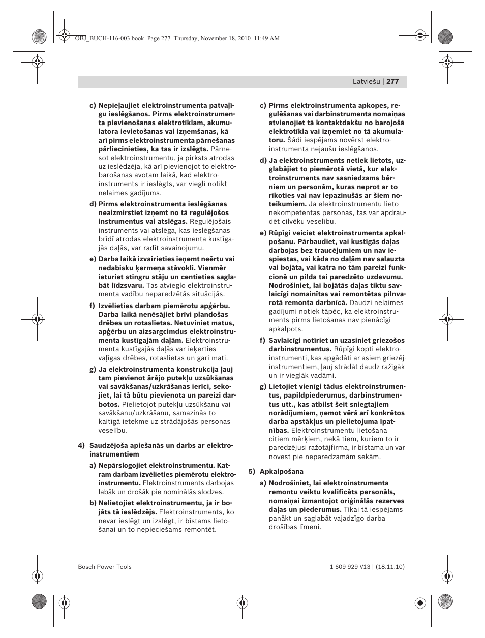 Bosch GDB 1600 WE Professional User Manual | Page 277 / 314