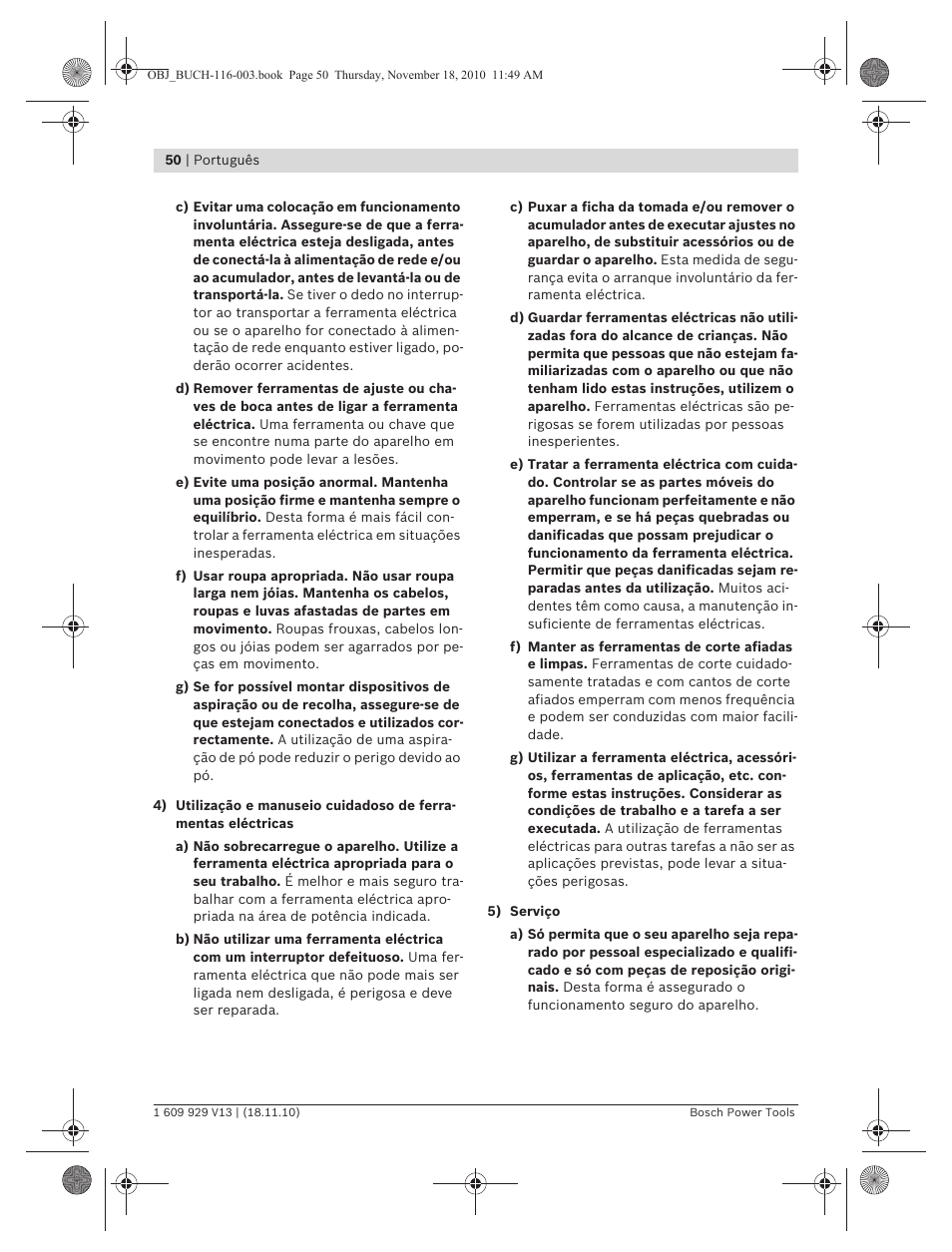 Bosch GDB 1600 WE Professional User Manual | Page 50 / 314