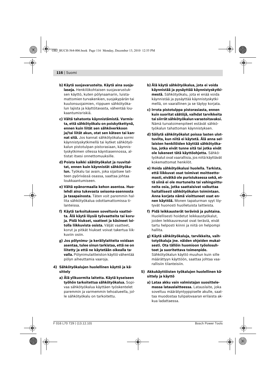 Bosch AHS 52 LI User Manual | Page 116 / 297