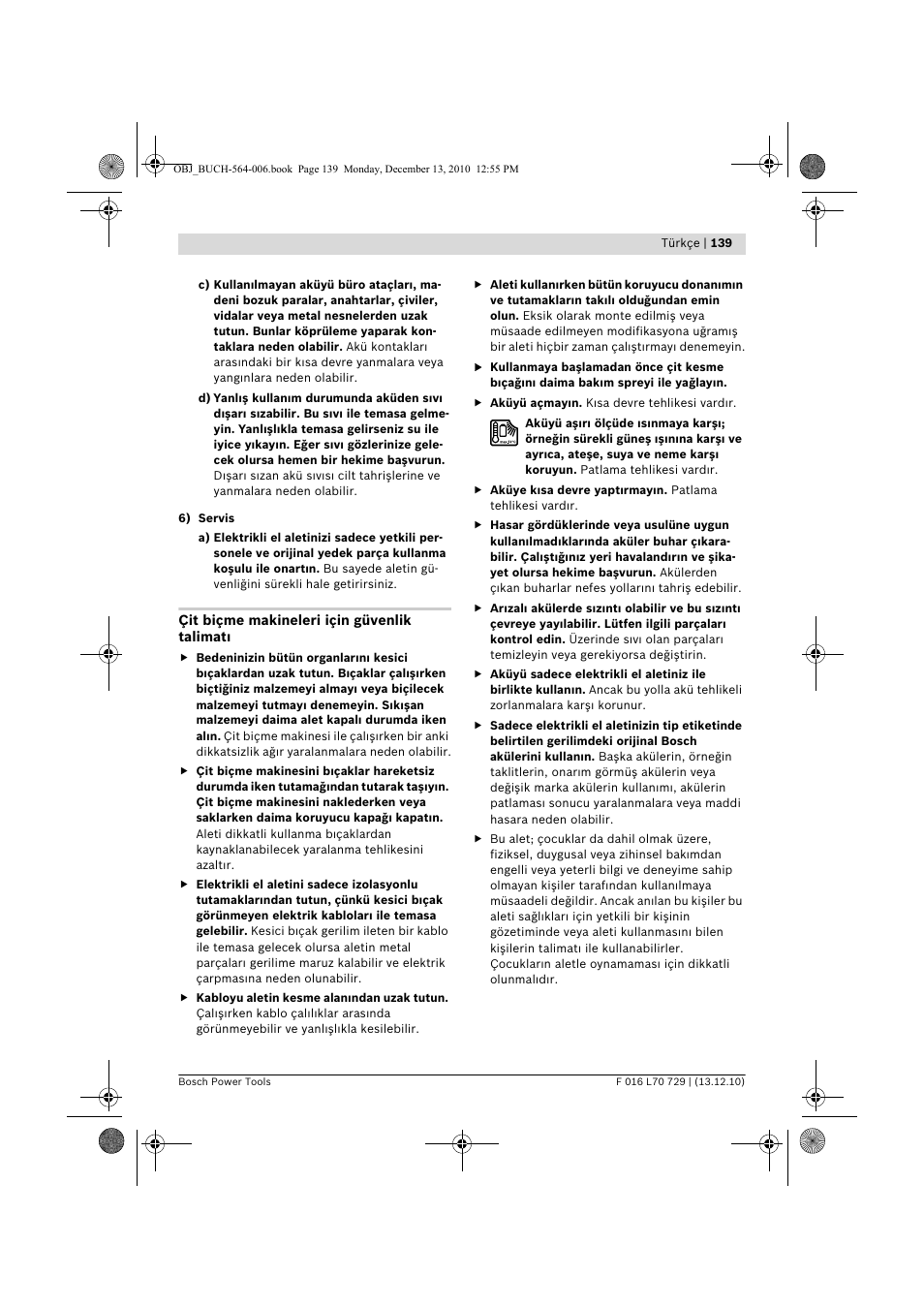 Bosch AHS 52 LI User Manual | Page 139 / 297