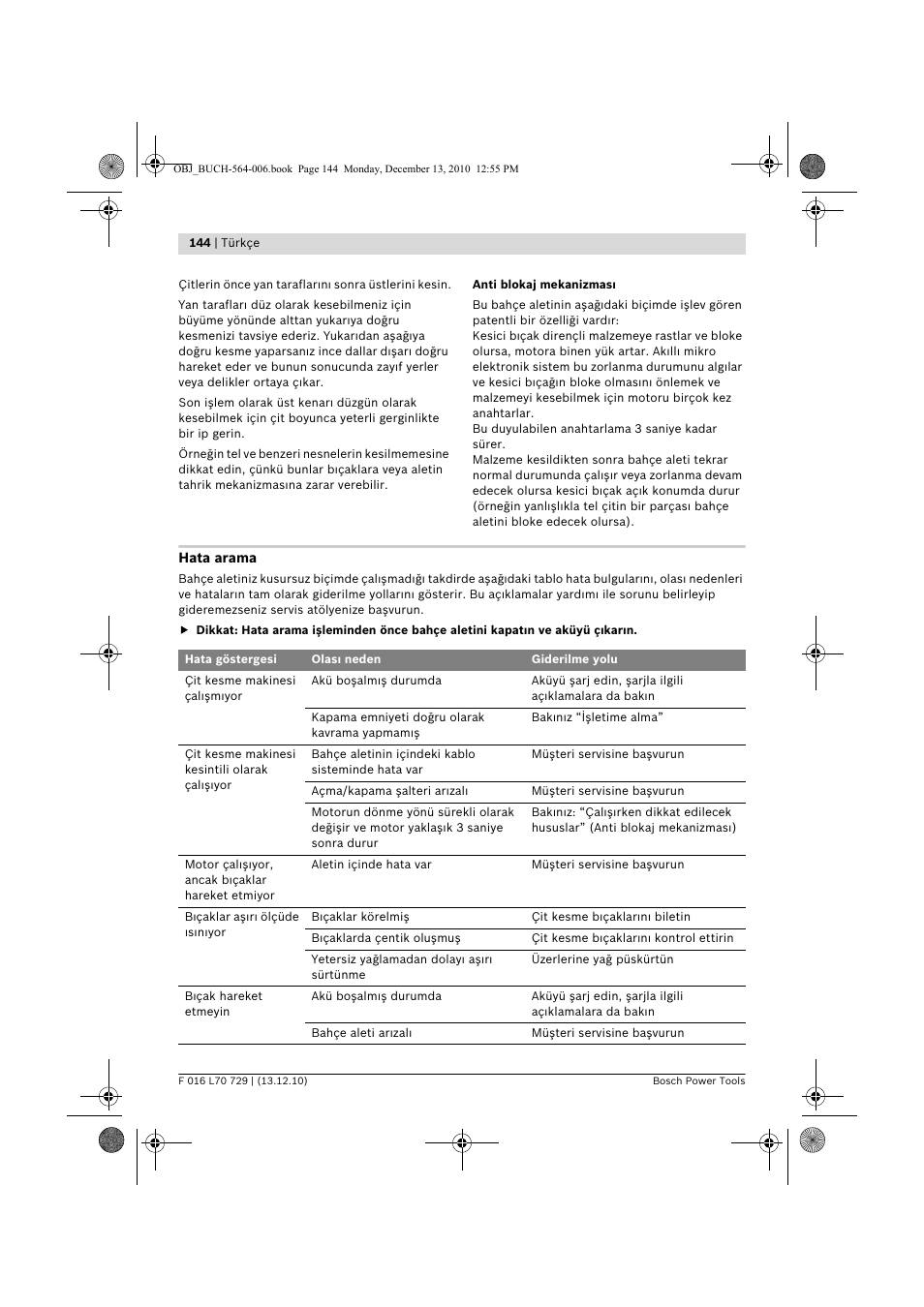 Bosch AHS 52 LI User Manual | Page 144 / 297