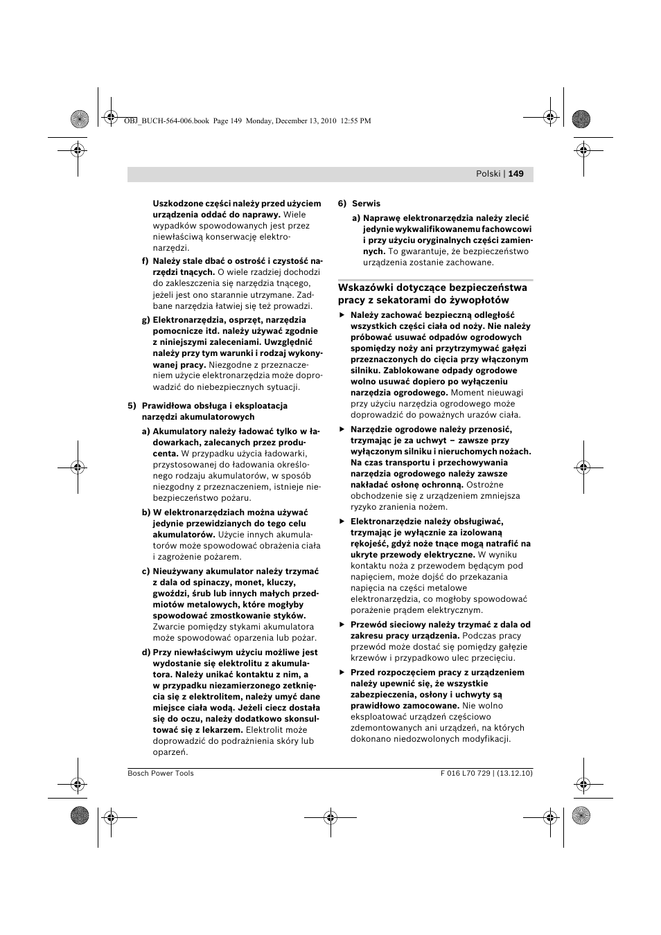 Bosch AHS 52 LI User Manual | Page 149 / 297