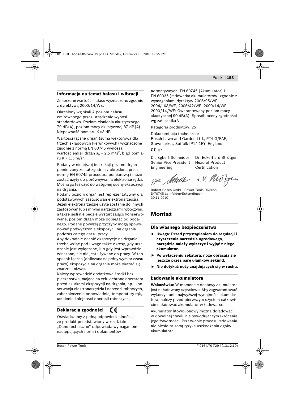 Montaż | Bosch AHS 52 LI User Manual | Page 153 / 297