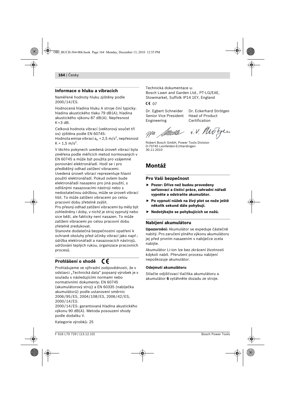 Montáž | Bosch AHS 52 LI User Manual | Page 164 / 297