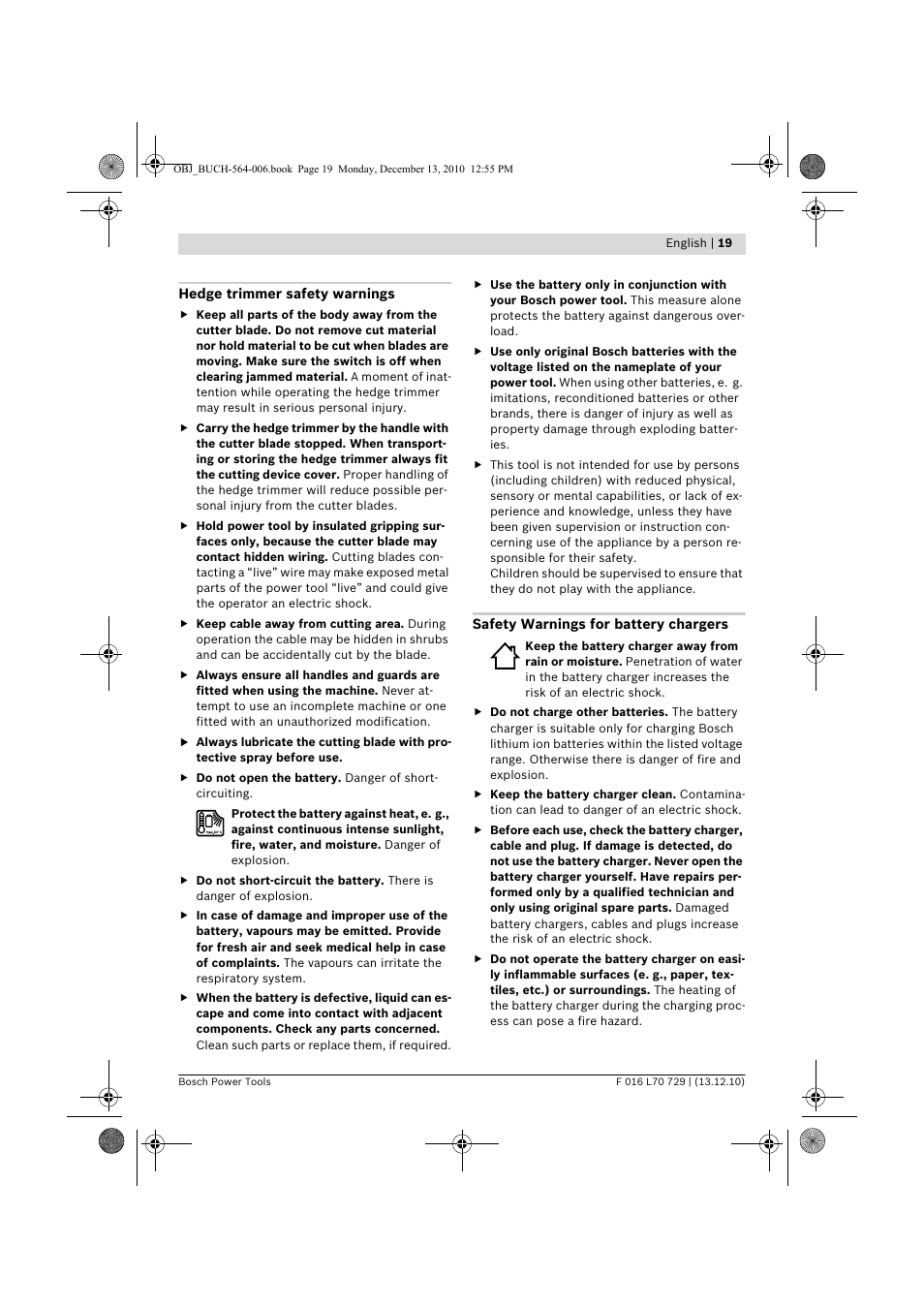 Bosch AHS 52 LI User Manual | Page 19 / 297