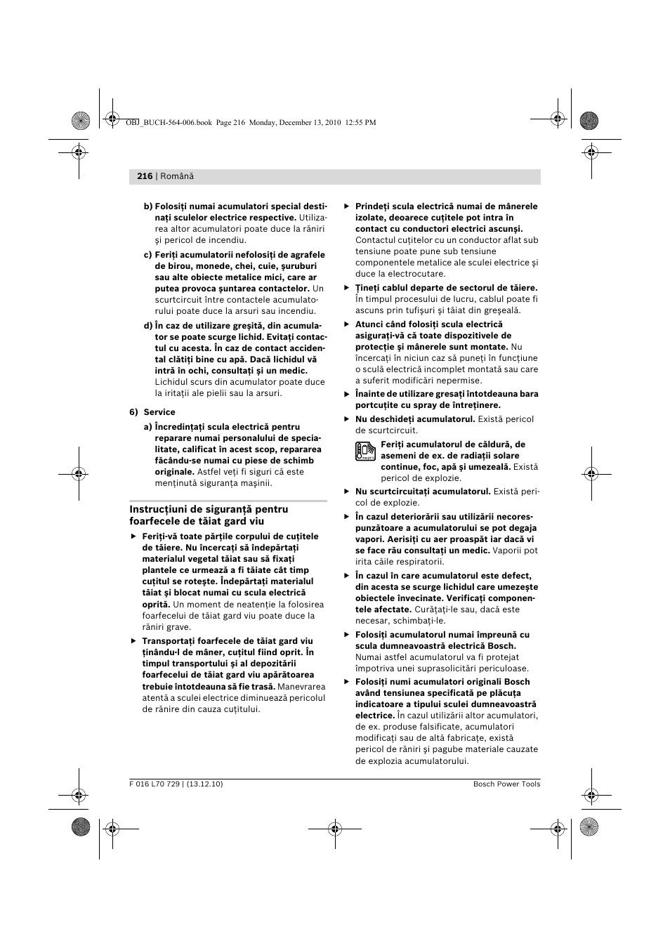 Bosch AHS 52 LI User Manual | Page 216 / 297