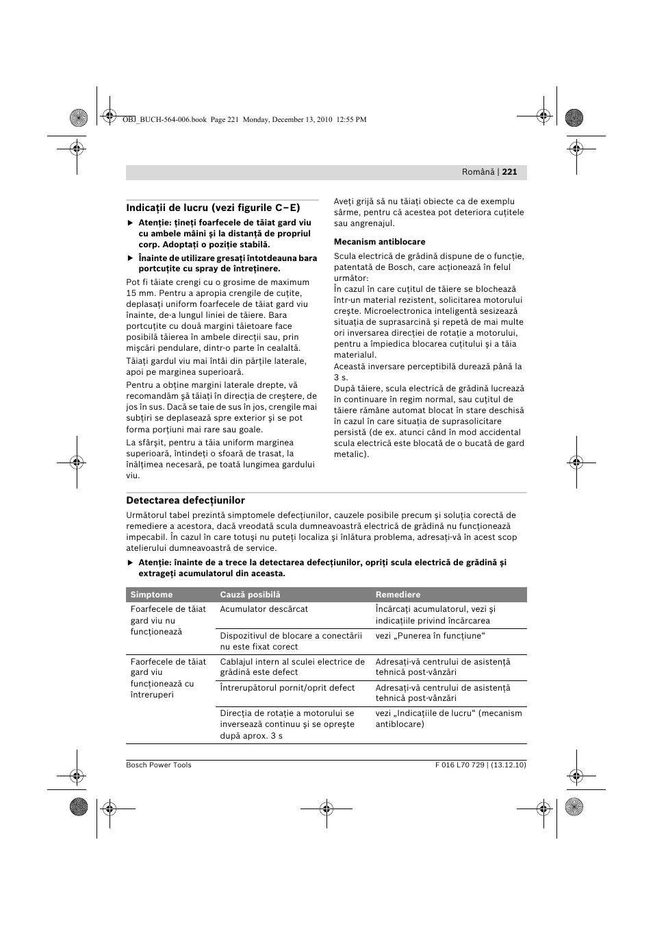 Bosch AHS 52 LI User Manual | Page 221 / 297