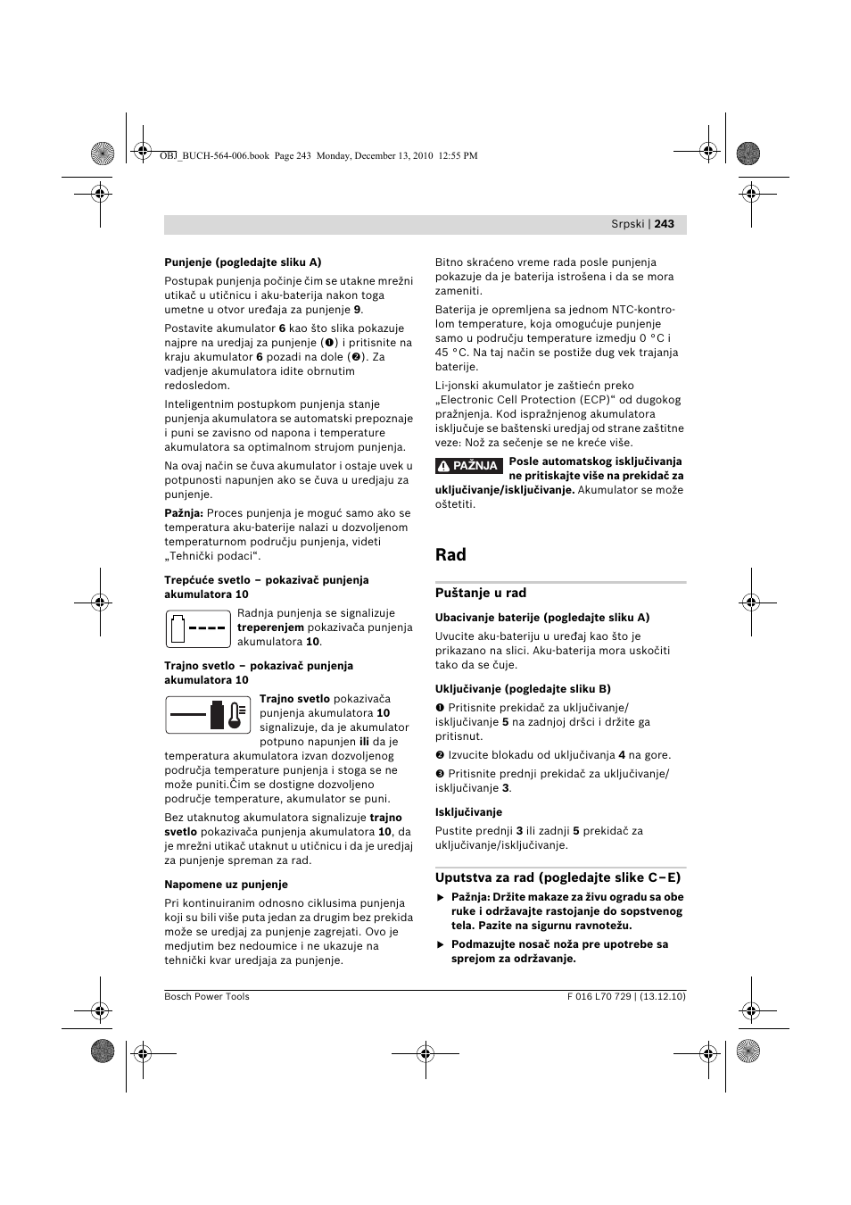 Bosch AHS 52 LI User Manual | Page 243 / 297