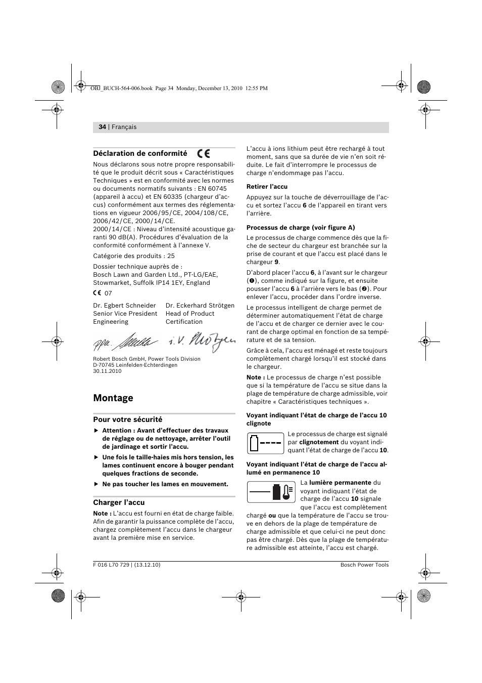 Montage | Bosch AHS 52 LI User Manual | Page 34 / 297