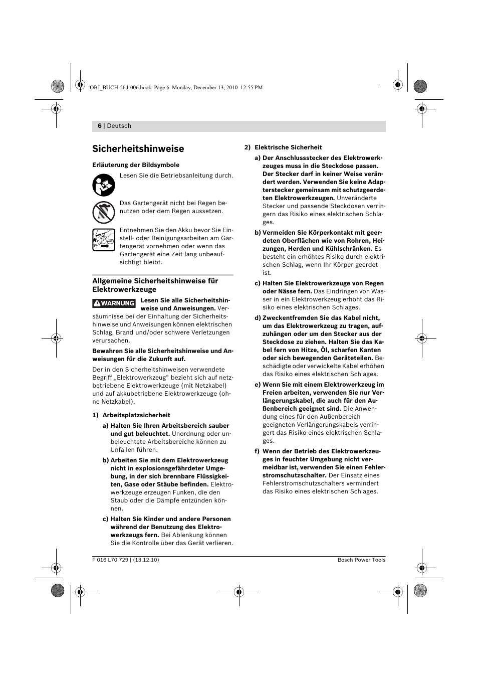 Sicherheitshinweise | Bosch AHS 52 LI User Manual | Page 6 / 297