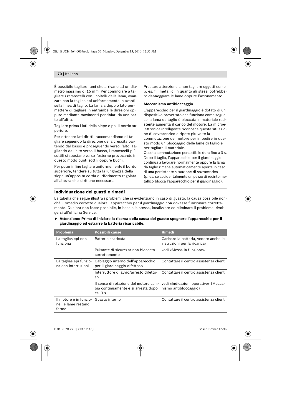 Bosch AHS 52 LI User Manual | Page 70 / 297