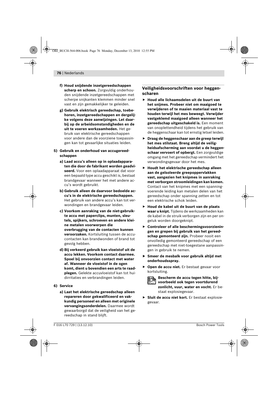 Bosch AHS 52 LI User Manual | Page 76 / 297