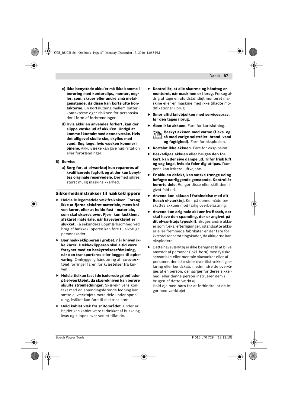 Bosch AHS 52 LI User Manual | Page 87 / 297