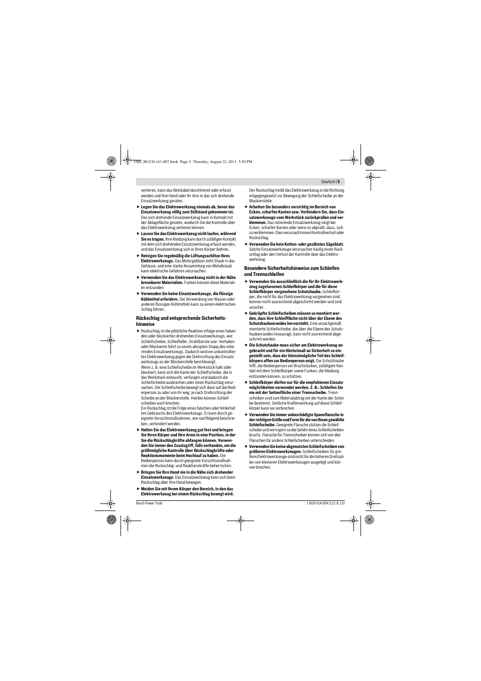 Bosch GWS 780 C Professional User Manual | Page 5 / 261