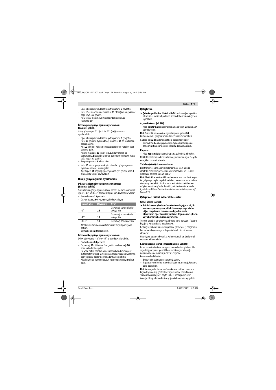 Bosch GCM 12 JL Professional User Manual | Page 173 / 384