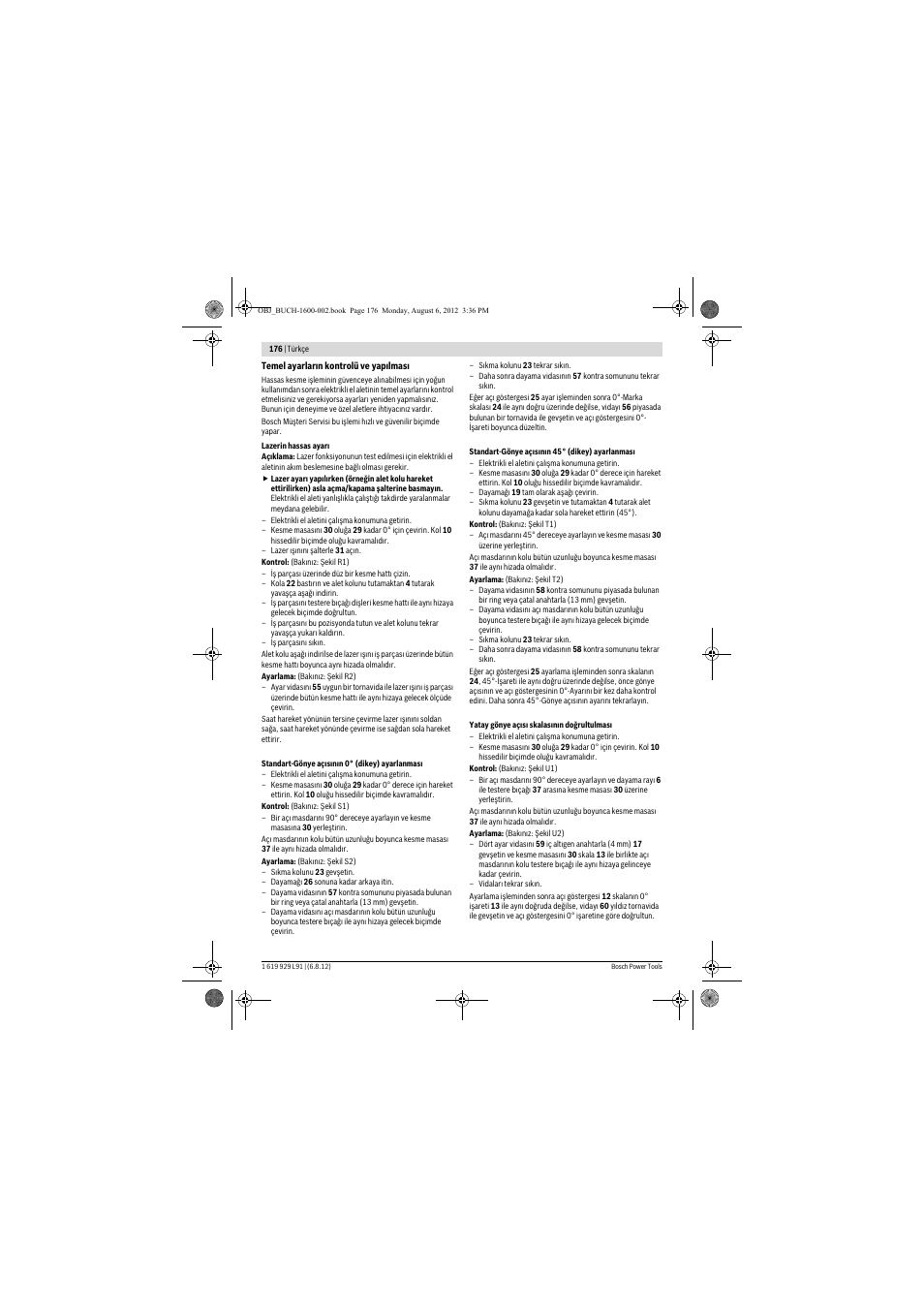 Bosch GCM 12 JL Professional User Manual | Page 176 / 384