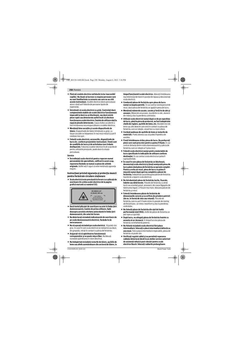 Bosch GCM 12 JL Professional User Manual | Page 258 / 384