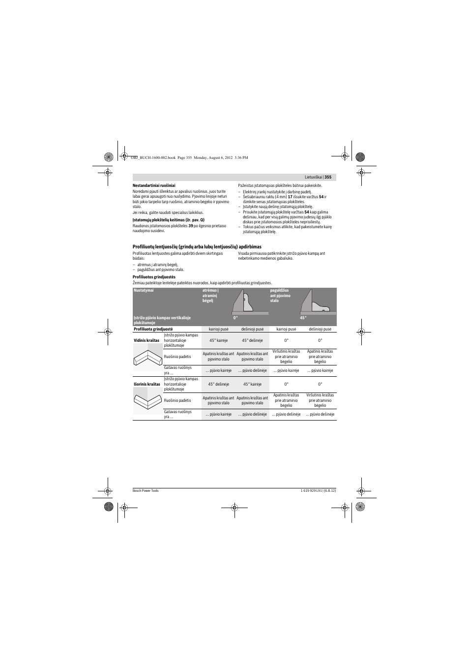 Bosch GCM 12 JL Professional User Manual | Page 355 / 384