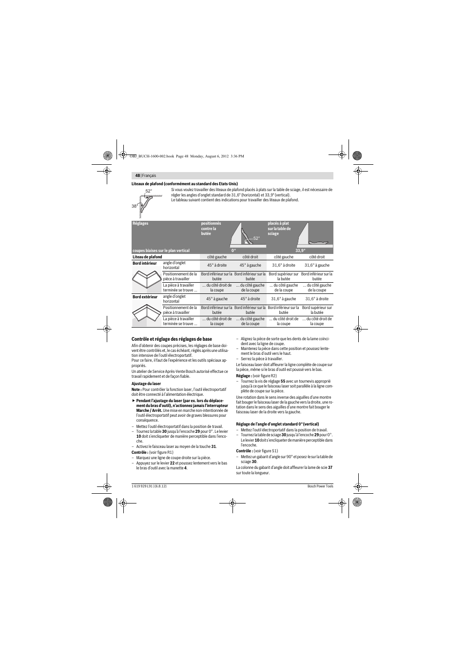 Bosch GCM 12 JL Professional User Manual | Page 48 / 384