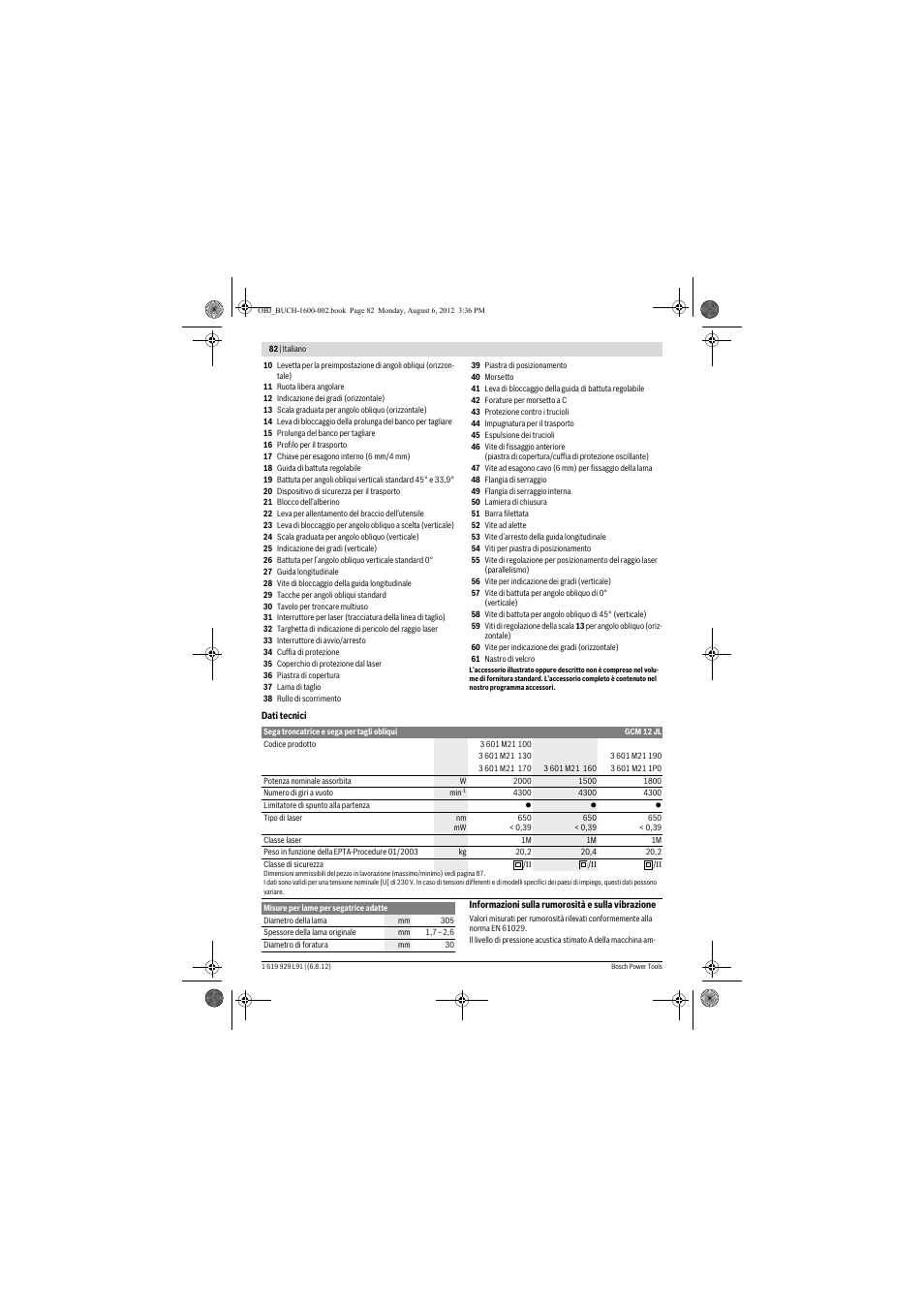 Bosch GCM 12 JL Professional User Manual | Page 82 / 384
