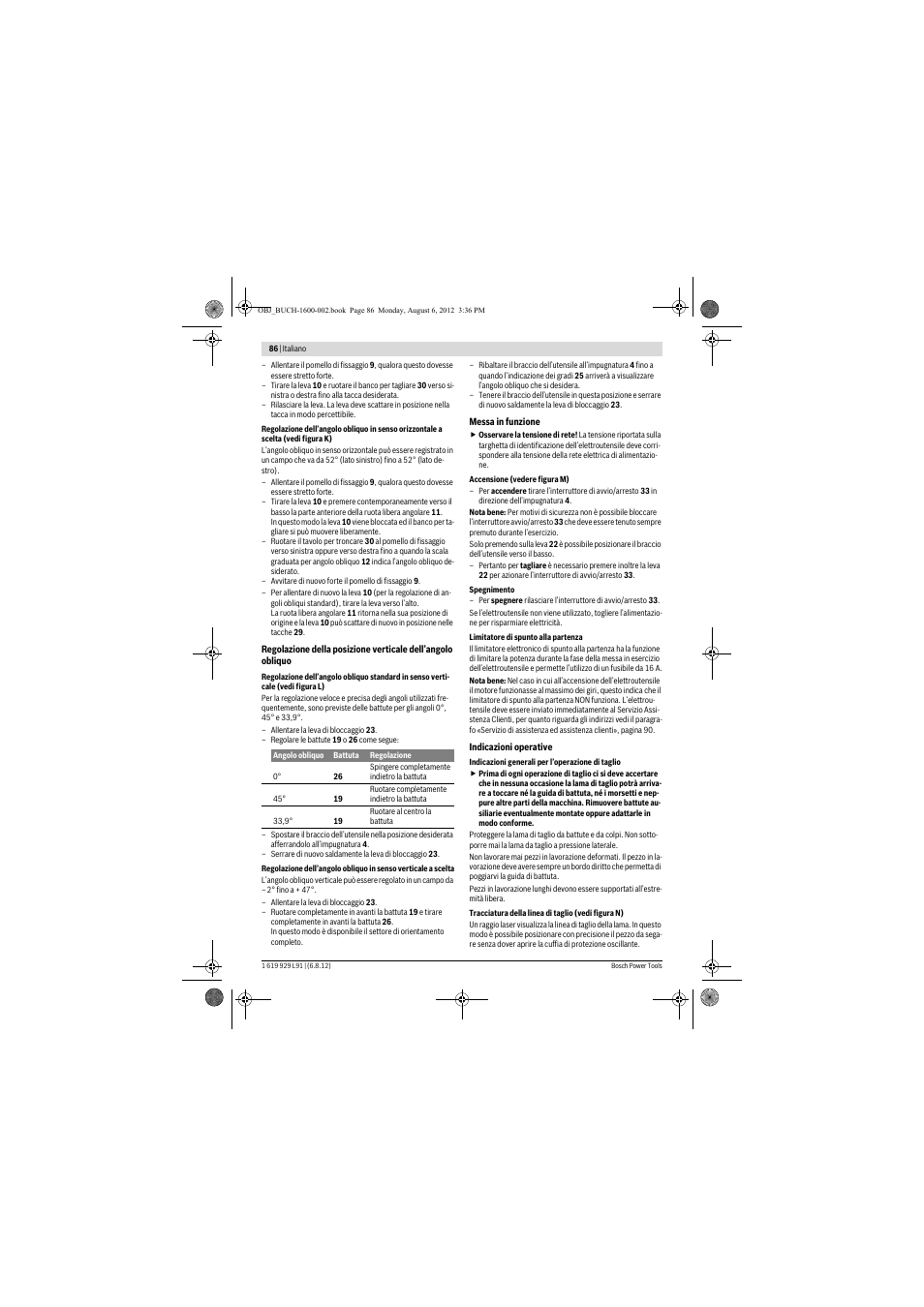 Bosch GCM 12 JL Professional User Manual | Page 86 / 384