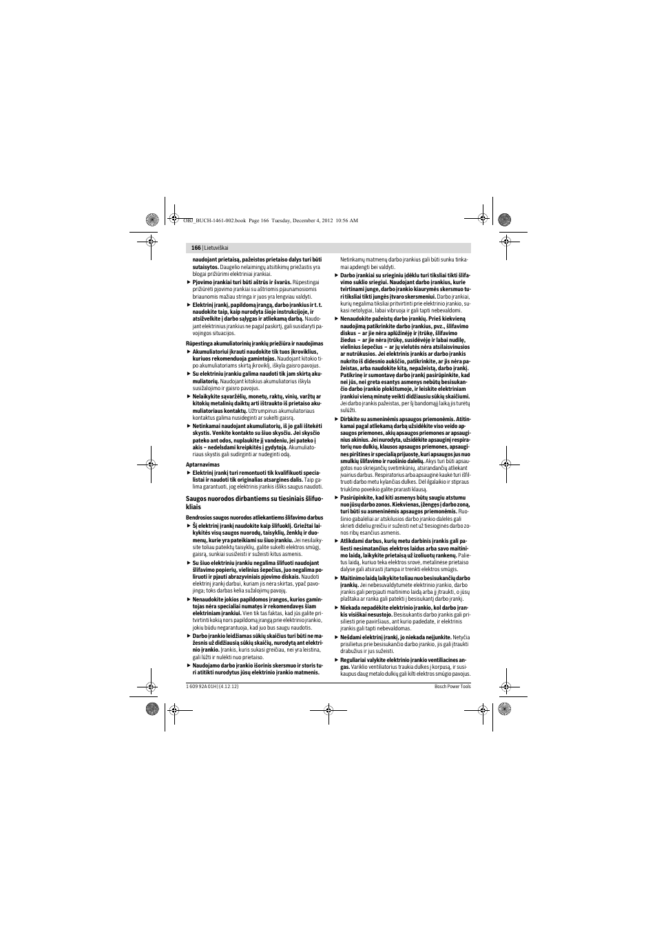 Bosch GGS 18 V-LI Professional User Manual | Page 166 / 189