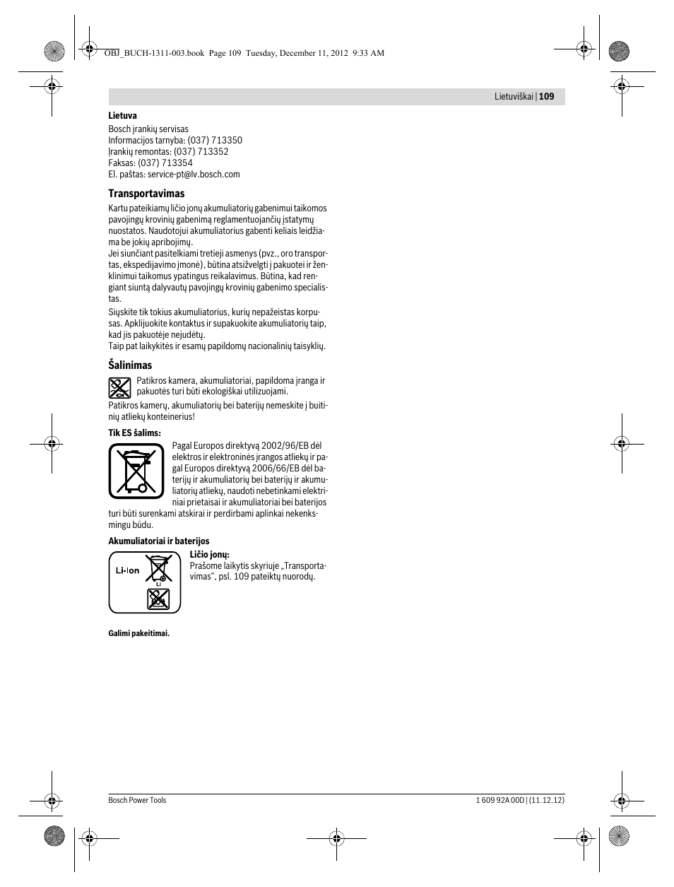 Bosch GOS 10,8 V-LI Professional User Manual | Page 109 / 117