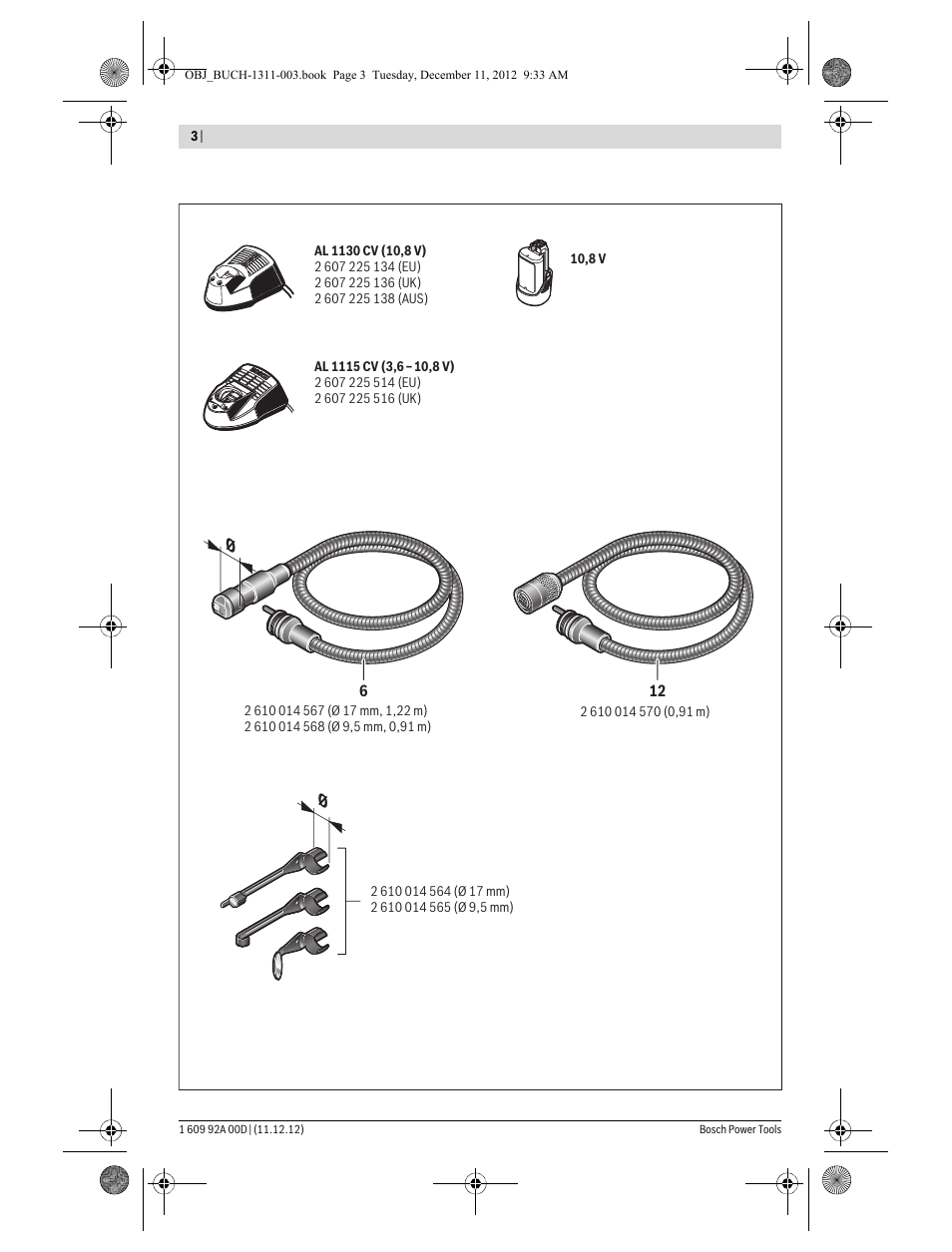 Bosch GOS 10,8 V-LI Professional User Manual | Page 3 / 117