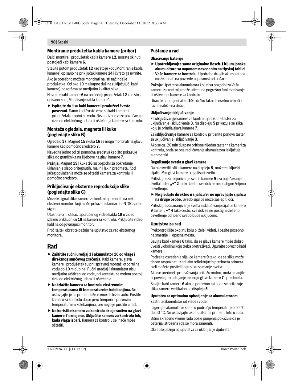 Bosch GOS 10,8 V-LI Professional User Manual | Page 90 / 117