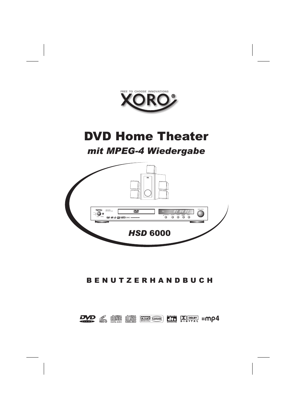 Xoro HSD 6000 User Manual | 168 pages