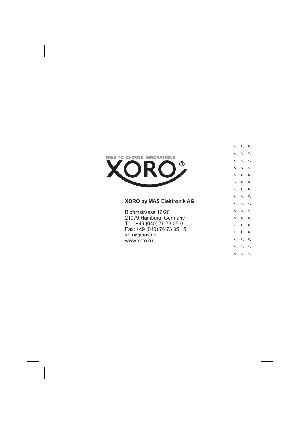 Xoro HSD 6000 User Manual | Page 112 / 168