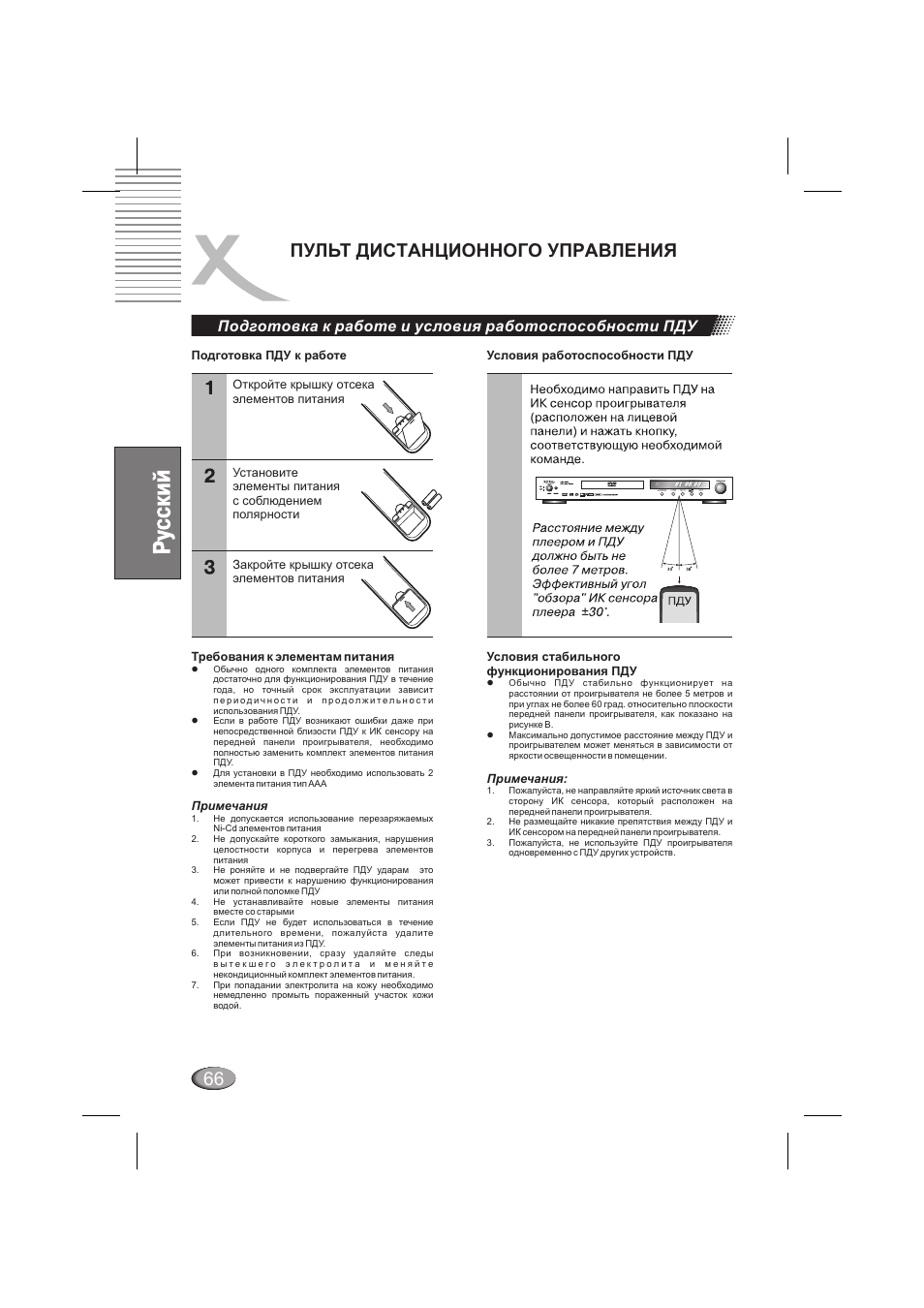 Пульт дистанционного управления | Xoro HSD 6000 User Manual | Page 66 / 168