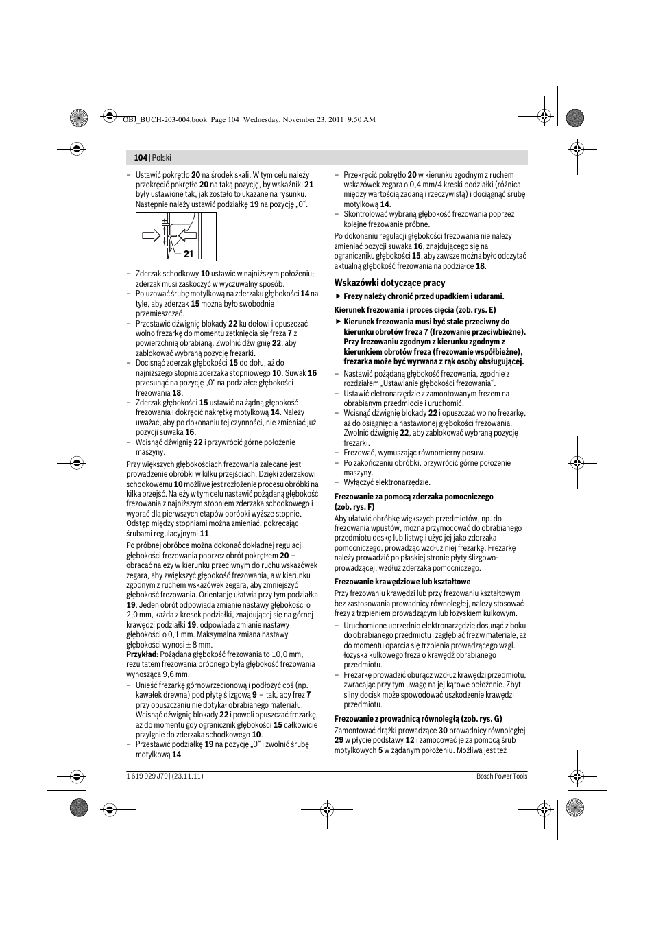 Bosch GOF 900 CE Professional User Manual | Page 104 / 215