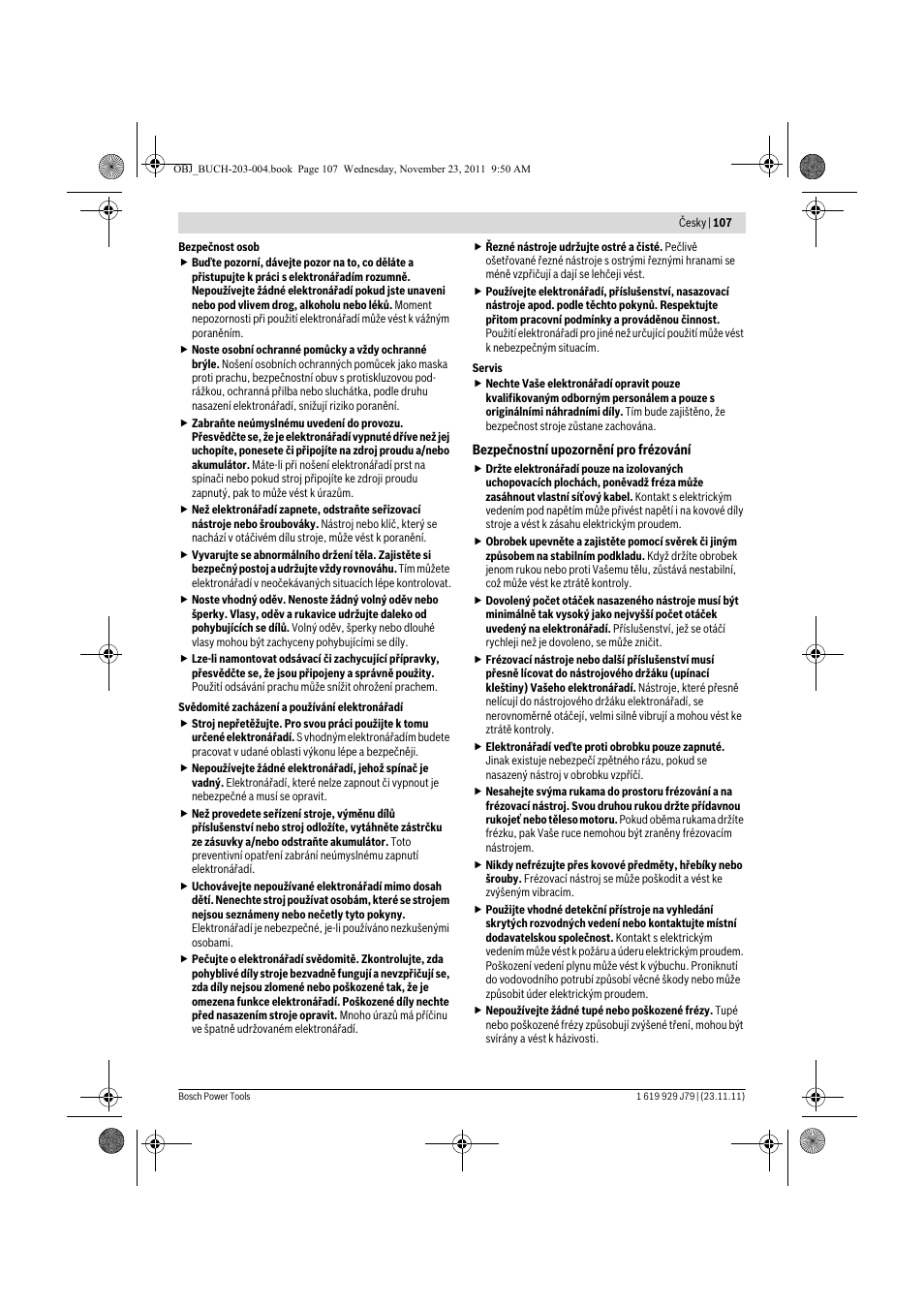 Bosch GOF 900 CE Professional User Manual | Page 107 / 215