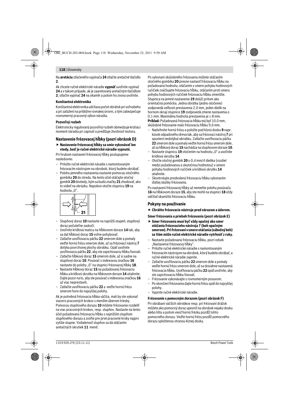 Bosch GOF 900 CE Professional User Manual | Page 118 / 215