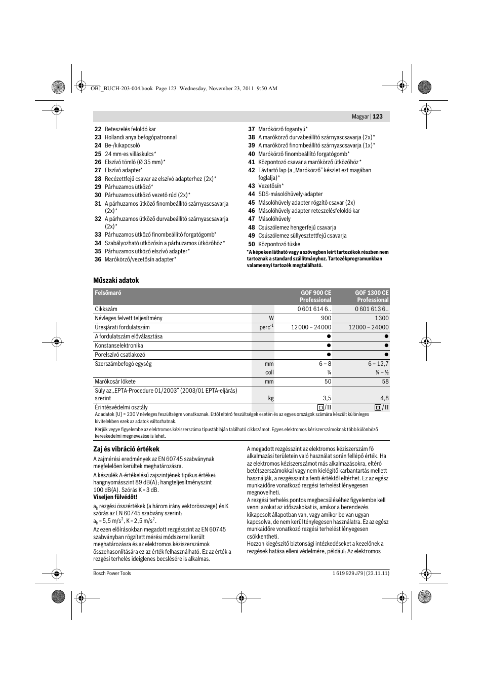 Bosch GOF 900 CE Professional User Manual | Page 123 / 215