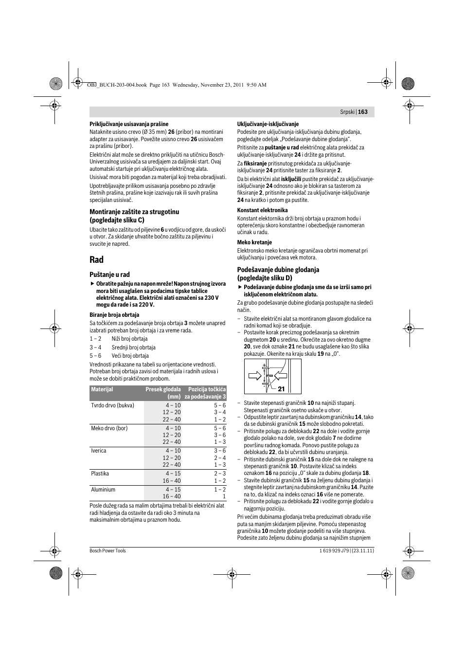 Bosch GOF 900 CE Professional User Manual | Page 163 / 215