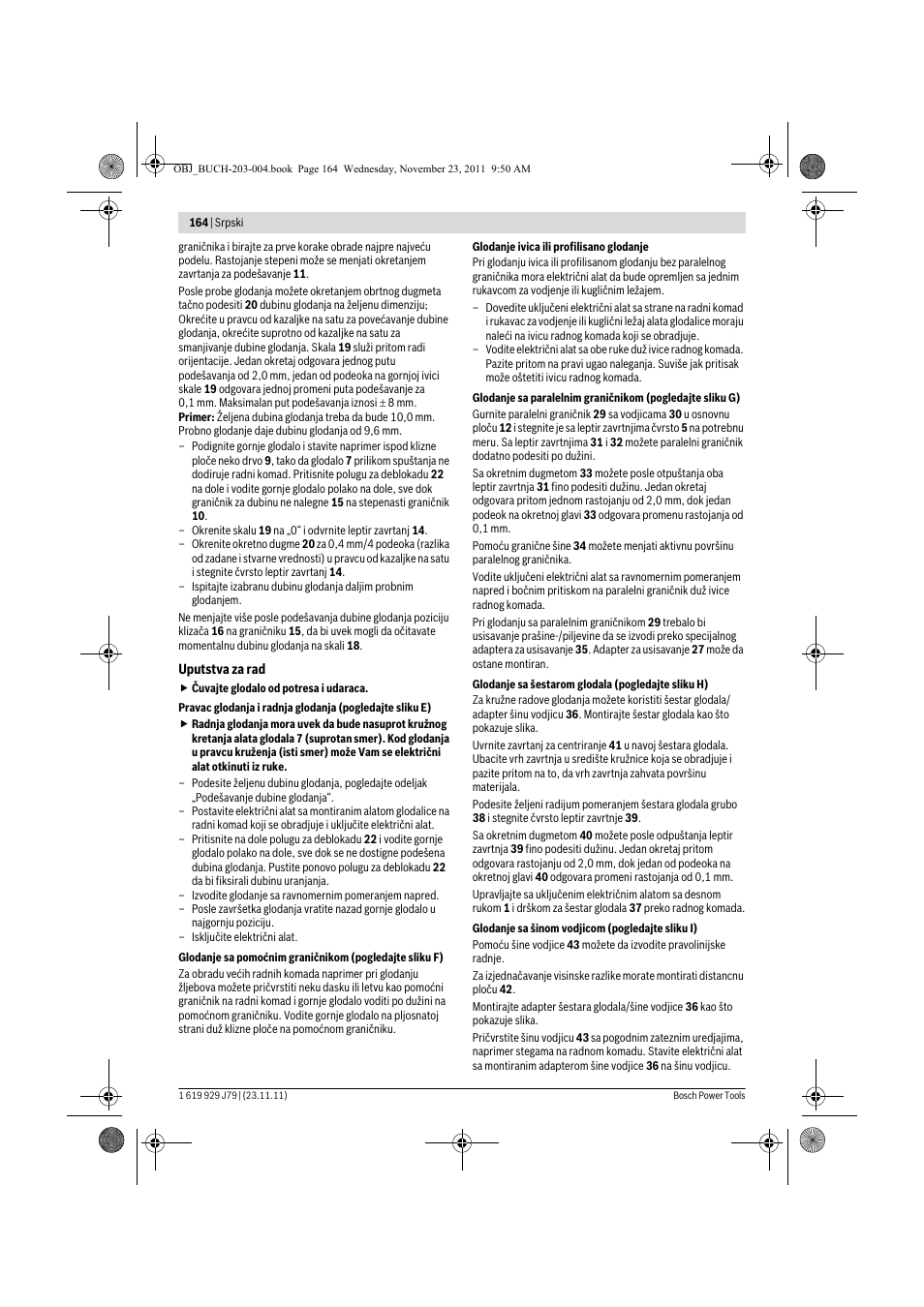 Bosch GOF 900 CE Professional User Manual | Page 164 / 215