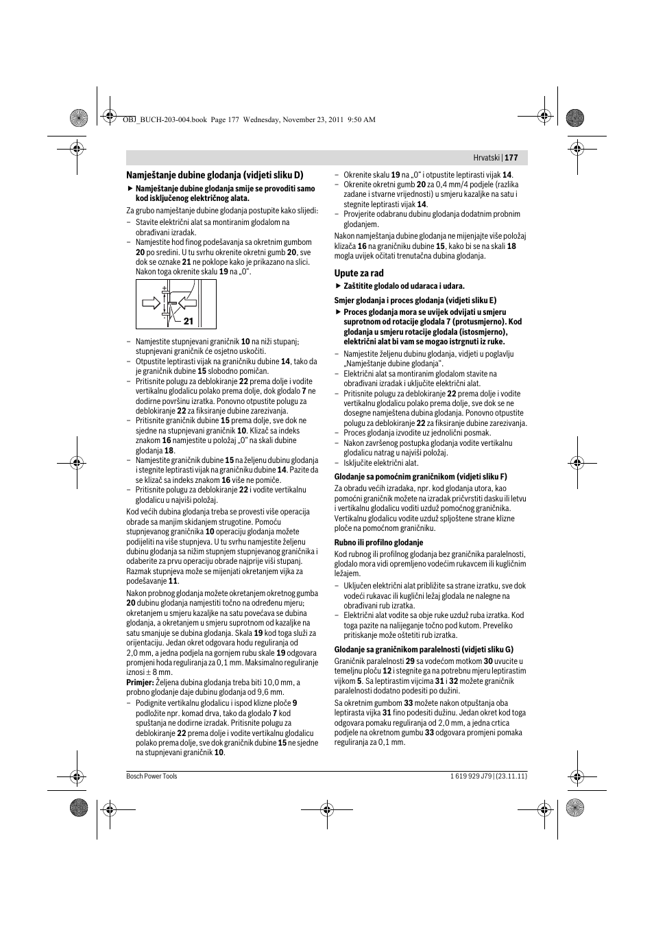 Bosch GOF 900 CE Professional User Manual | Page 177 / 215