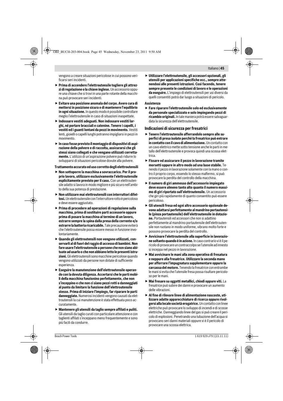 Bosch GOF 900 CE Professional User Manual | Page 45 / 215